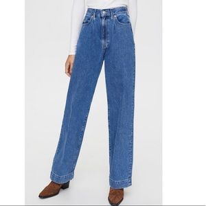 Wilfred Free Aritzia Harlow Jeans Front Pleat 00